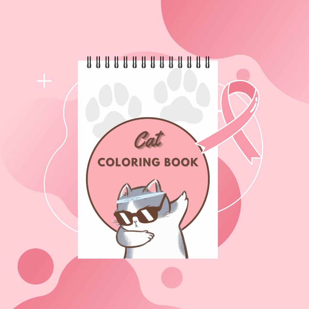 

Cat Coloring Book Coloring Book For Kids & Adults Buku Mewarnai Anak Remaja Dewasa