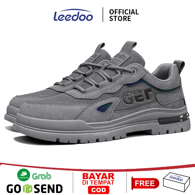 Leedoo Sepatu Casual Pria Sepatu Kerja Kuliah Sepatu Snekaers Shoes MR712