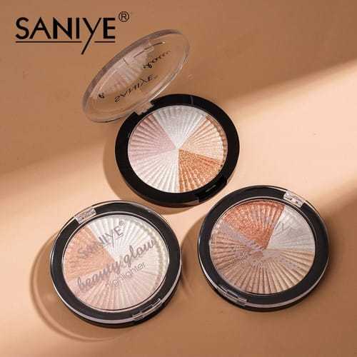 SANIYE 5 WARNA GLITER HIGHLIGHTER WAJAH WATERPROOF