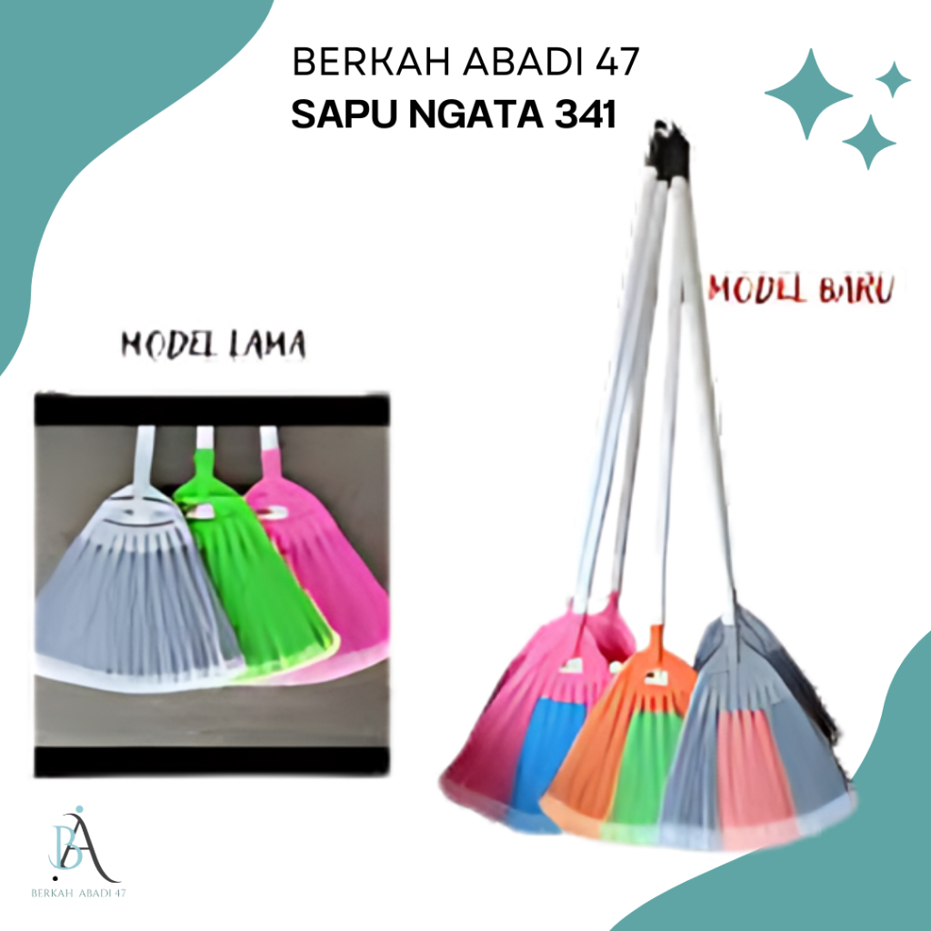 Sapu Lantai Plastik Nagata 341 Sapu Kipas Nagata Bulu Lembut Good Quality Anti Rontok Kuat BISA GOSE