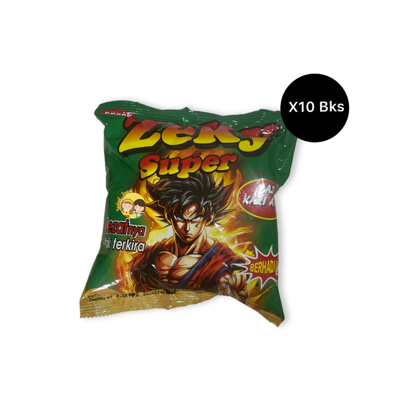 

bGF Chiki SUPER Zeky 10 x 18 Gr Rasa Kari Ayam - Chiki jadul by Jadoel_Snack