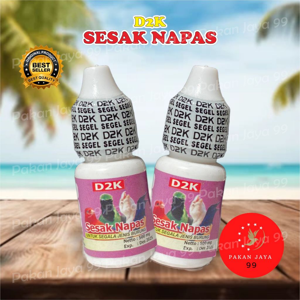 READY SESAK NAPAS D2K OBAT BURUNG SAKIT GANGGUAN PERNAFASAN SESAK NAFAS TERSENGAL-SENGAL