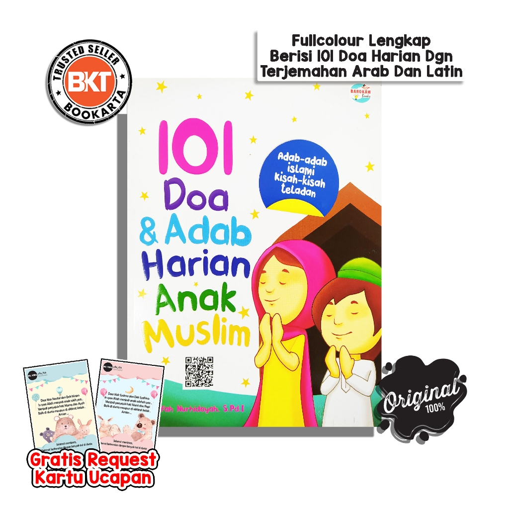 Buku Adab Anak Doa Harian Untuk Lengkap Fullcolour