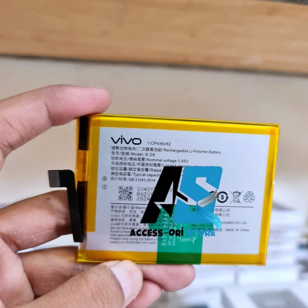 Batre Baterai B-D9 Original HP Vivo Y85 1727 Batrei Battery Tanam