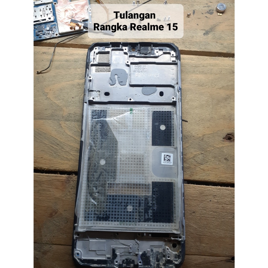 FRAME LCD - TULANG LCD - TATAKAN LCD FOR REALME C11 Original Copotan