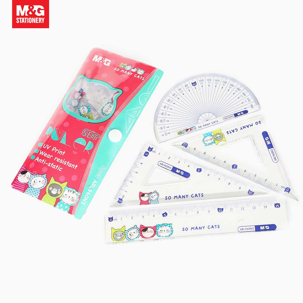 

Penggaris Set / Ruller Set M&g So Many Cats ARL960N3