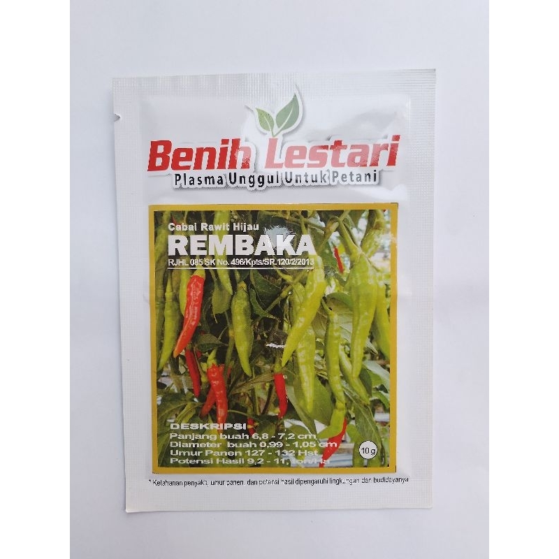 

cabai rawit hijau rembaka 10 gr