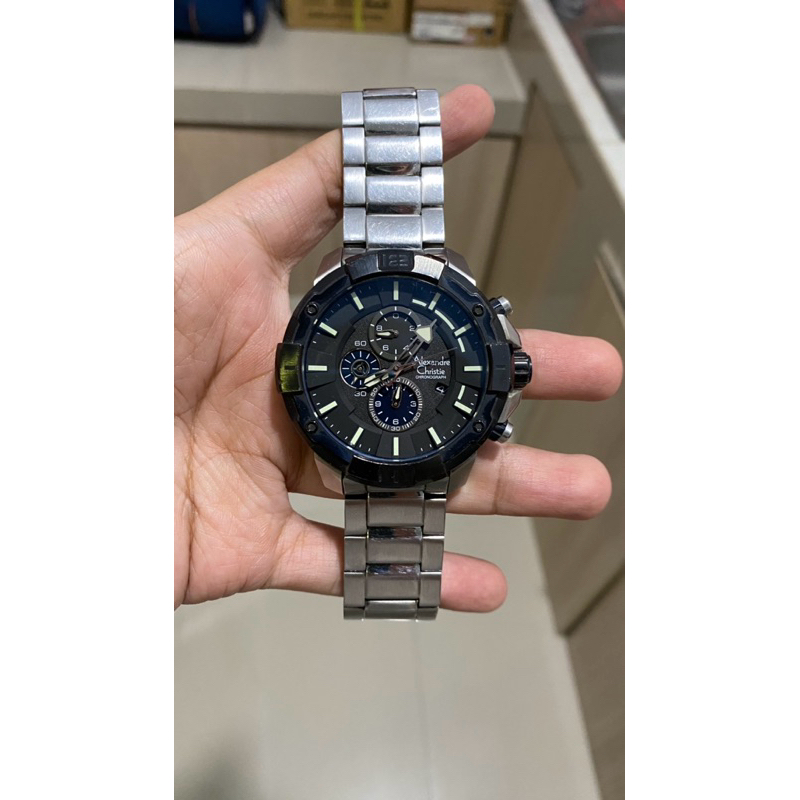 Jam Tangan Pria Alexandre Christie 6551MC Original