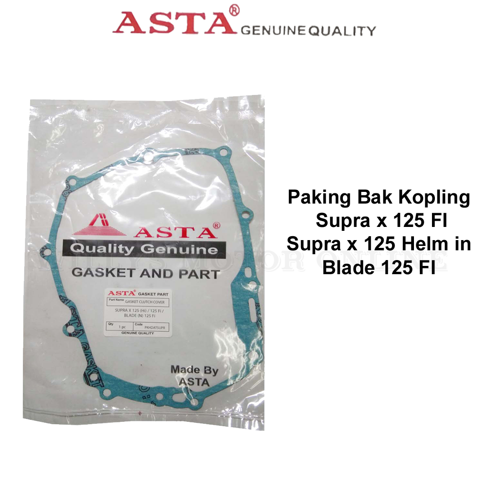 Paking Bak Kopling Supra X 125 Helm in Supra x 125 FI Blade New FI 125 ASTA / Paking blok kopling su