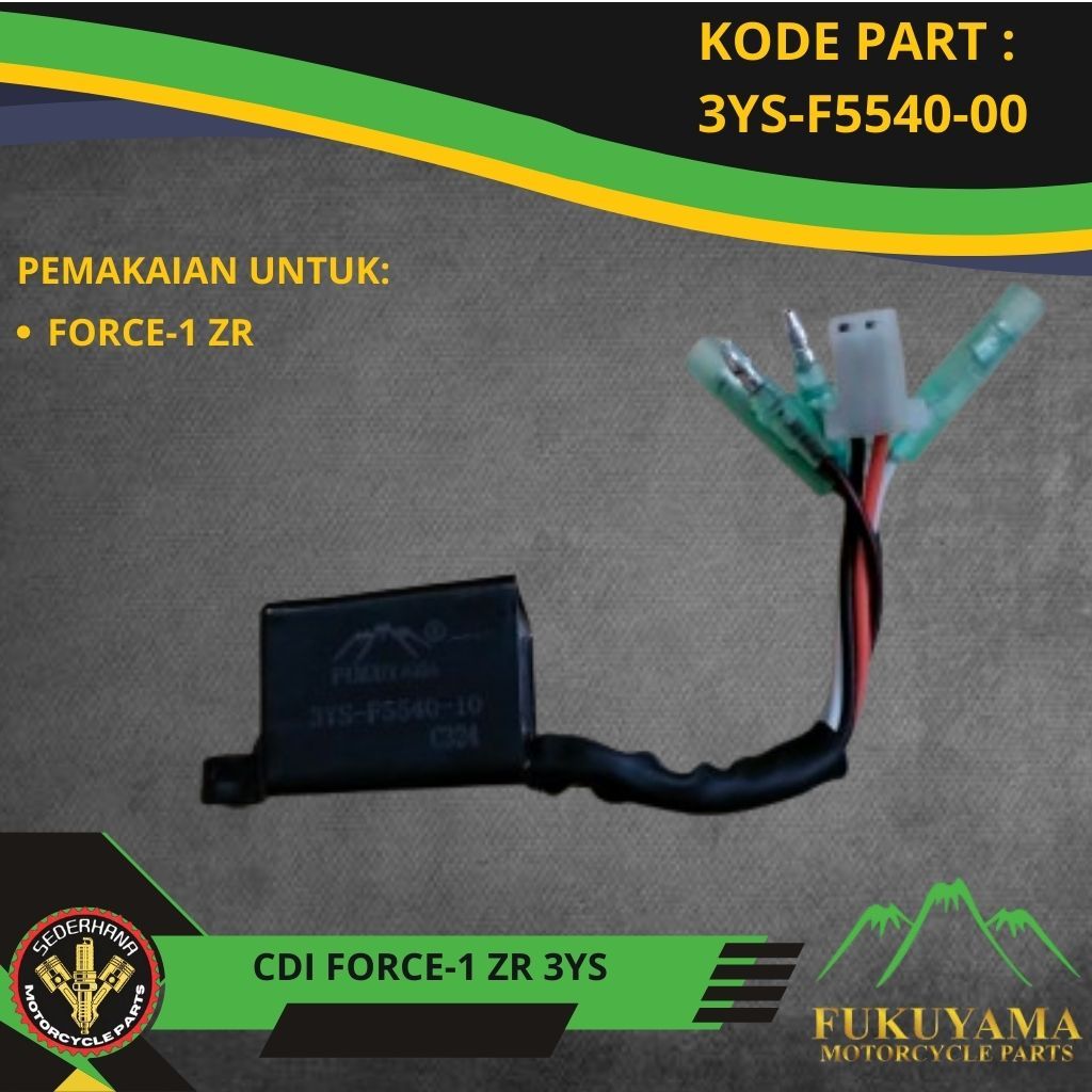 CDI FORCE-1 ZR / FIZR (3YS) FUKUYAMA