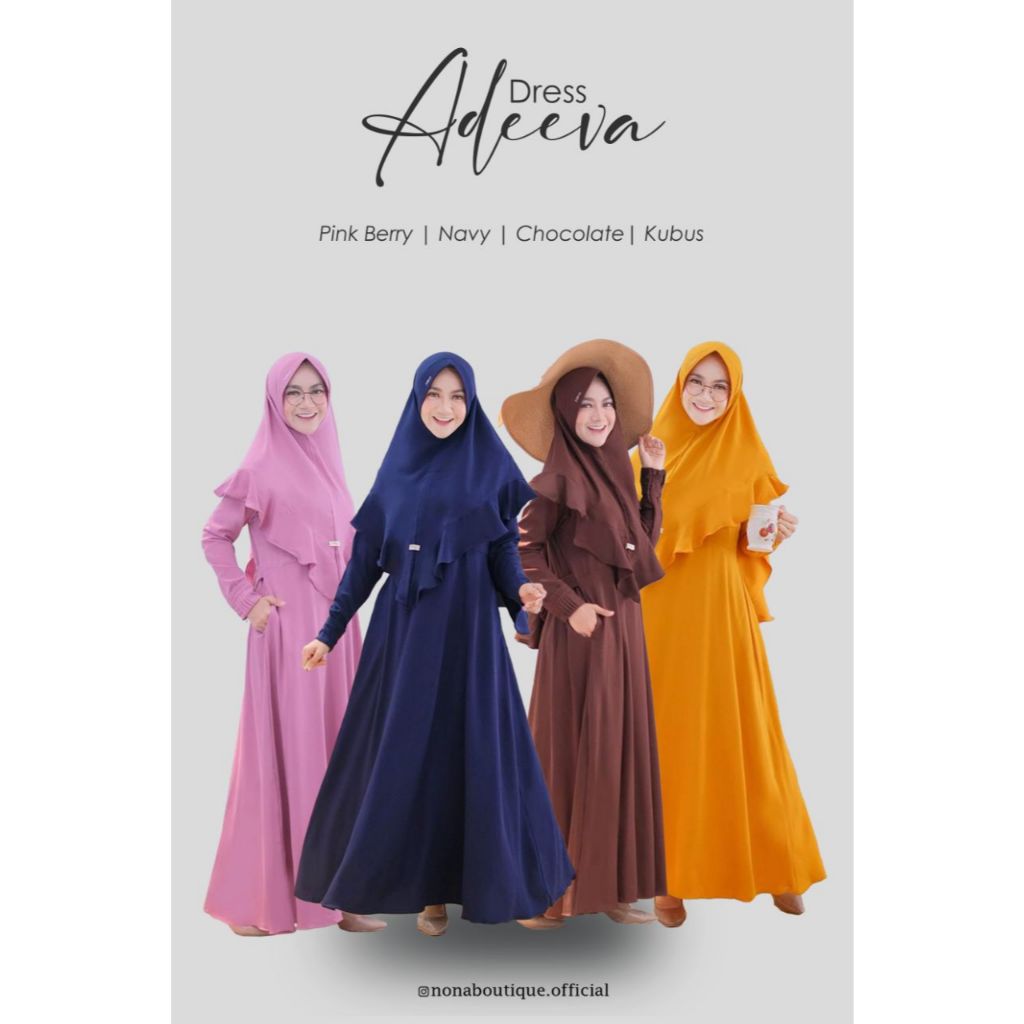 ADEEVA DRESS/ADEEVA DRESS BY NONA BOUTIQUE/GAMIS SET/GAMIS PREMIUM