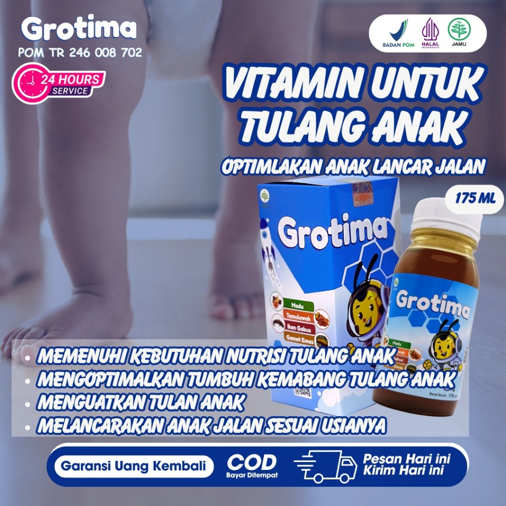 Vitamin Tulang Anak, Obat Penguat Tulang dan Sendi, Obat Agar Bayi Bisa Jalan, Obat Anak Terlambat J