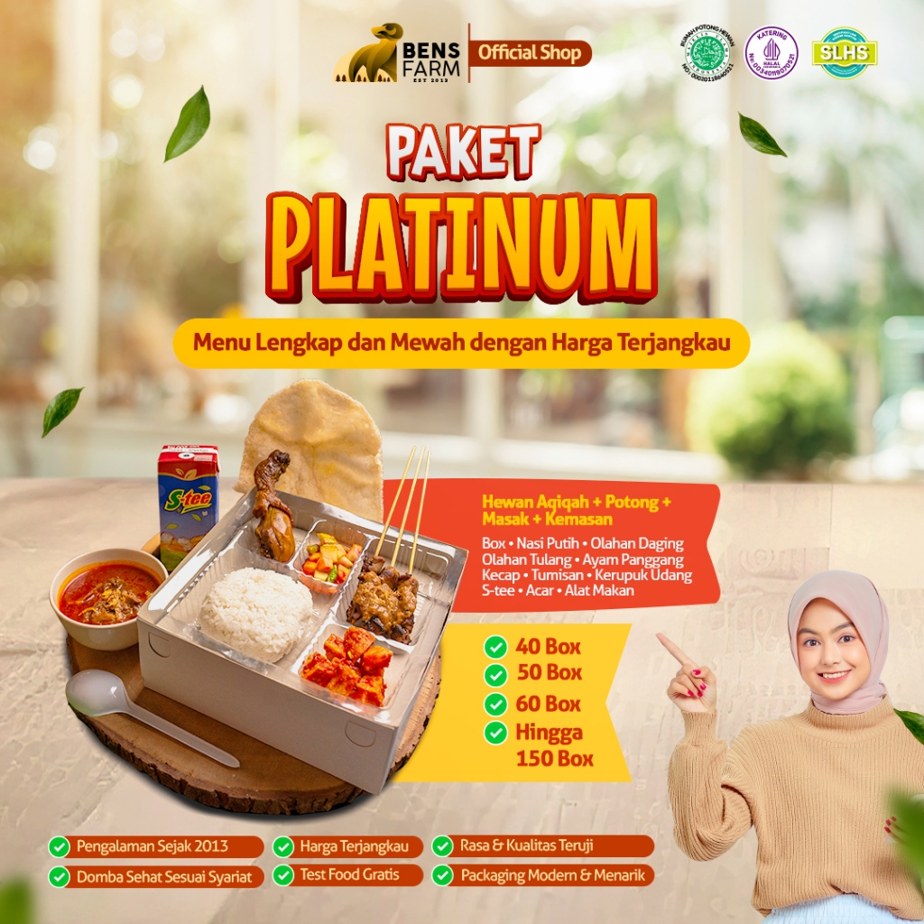 

Bens Farm - Paket Aqiqah Platinum