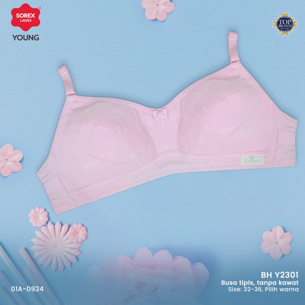 Sorex Young BH Remaja Sorex Young Art Y 2301 Mini Bra Sorex Tanpa Busa Tanpa Kawat