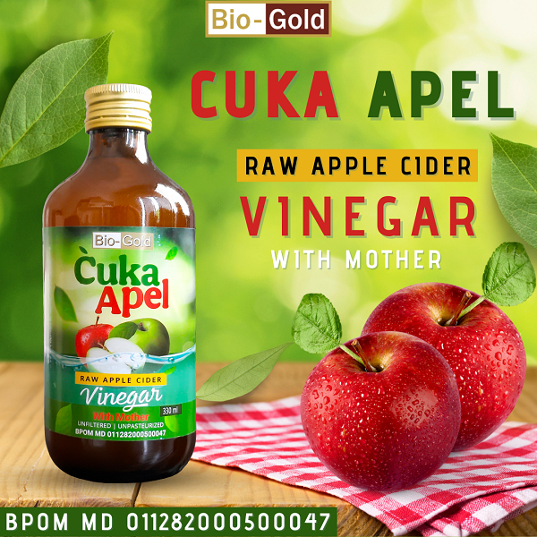 

Bio-Gold Cuka Apel Vinegar With Mother Biogold Membantu Menurunkan Kolesterol Diet 330 ml