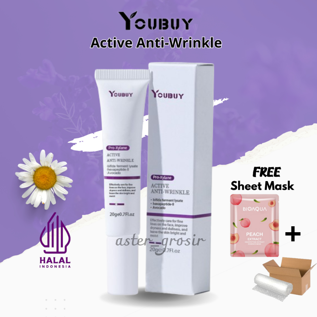 COD - YOUBUY Pro-Xylane Anti-Wrinkle Cream 20g Menghilangkan Kerutan Wajah