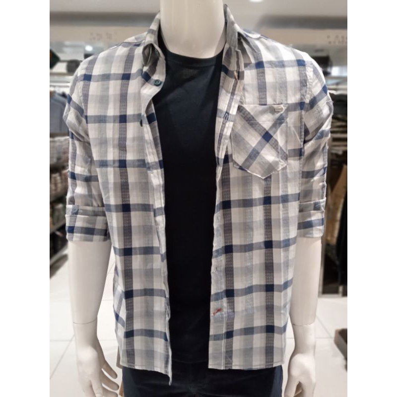 Kemeja watchout lengan panjang