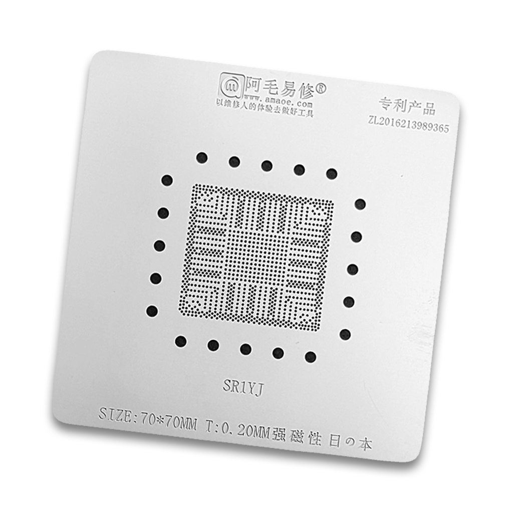 CETAKAN IC AMAOE SR1YJ SIZE:70*70MM -0.20MM MAGNET BAHAN JEPANG ORIGINAL