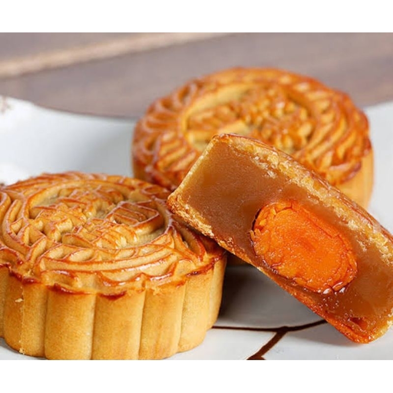 

moon cake/ kue bulan tausa/kacang hitam isi telur asin