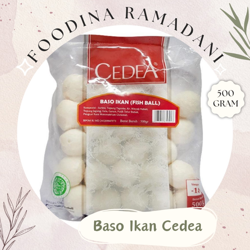 

BASO FISH BALL Bakso Ikan - Cedea [ 500gr ] Harga Per BKS