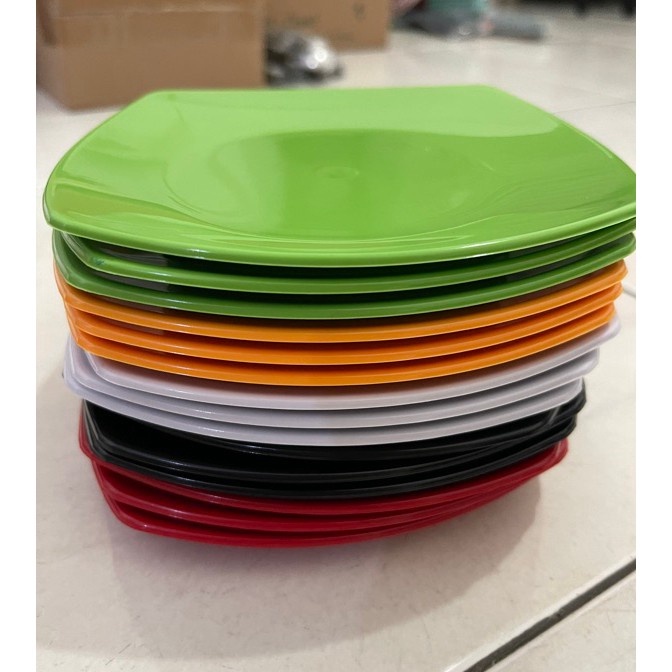 KF7  1 Lusin  Piring Saji Semi Melamine Kecil  Piring Makan Semi Melamine  Piring r