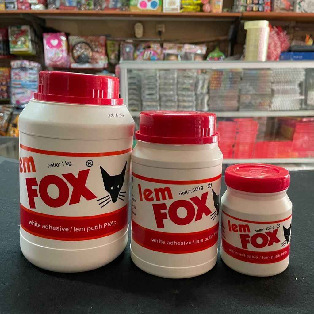 Fox Lem Putih PVAC 150Gram 500gram 1000gram 1kg