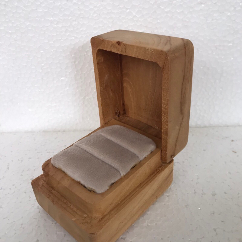 Kotak cincin, tempat cincin lamaran, ring box, Kotak cincin rustic, Kotak cincin kayu, Kotak cincin 