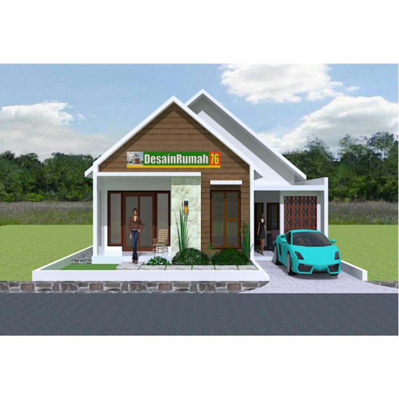 PAKET DESAIN RUMAH MINIMALIS, 4 KAMAR TIDUR, KOLAM RENANG, ukuran 10x15, jasa desain rumah