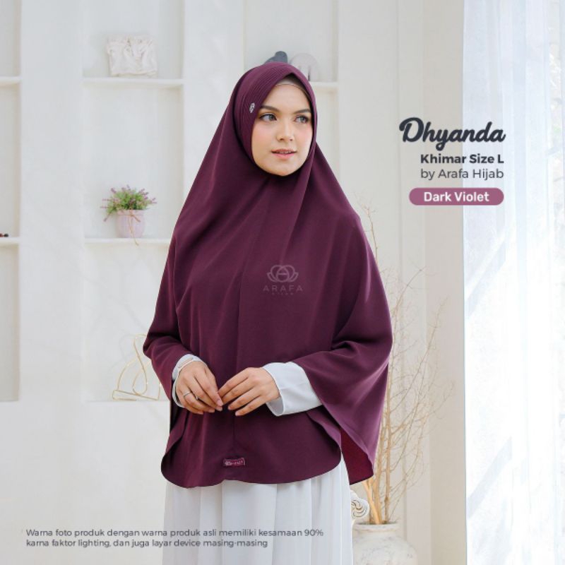 Arafa Hijab - Khimar Dhyanda L /Wolfis Premium Pet Antem /jilbab keruding syari