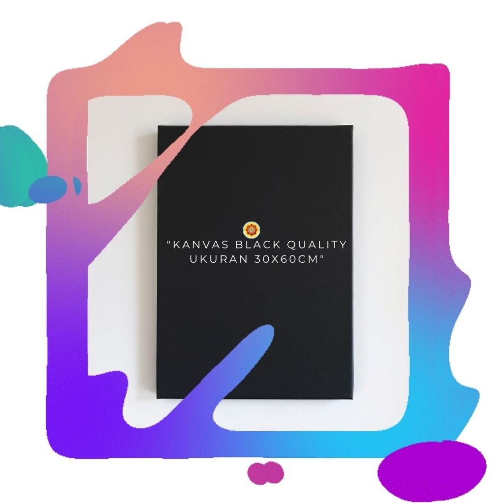 

Promo! KANVAS LUKIS 30X60 CM | Black - WATER COLOR, SMOOTH QUALITY Tebal Premium-Murah berkualitas