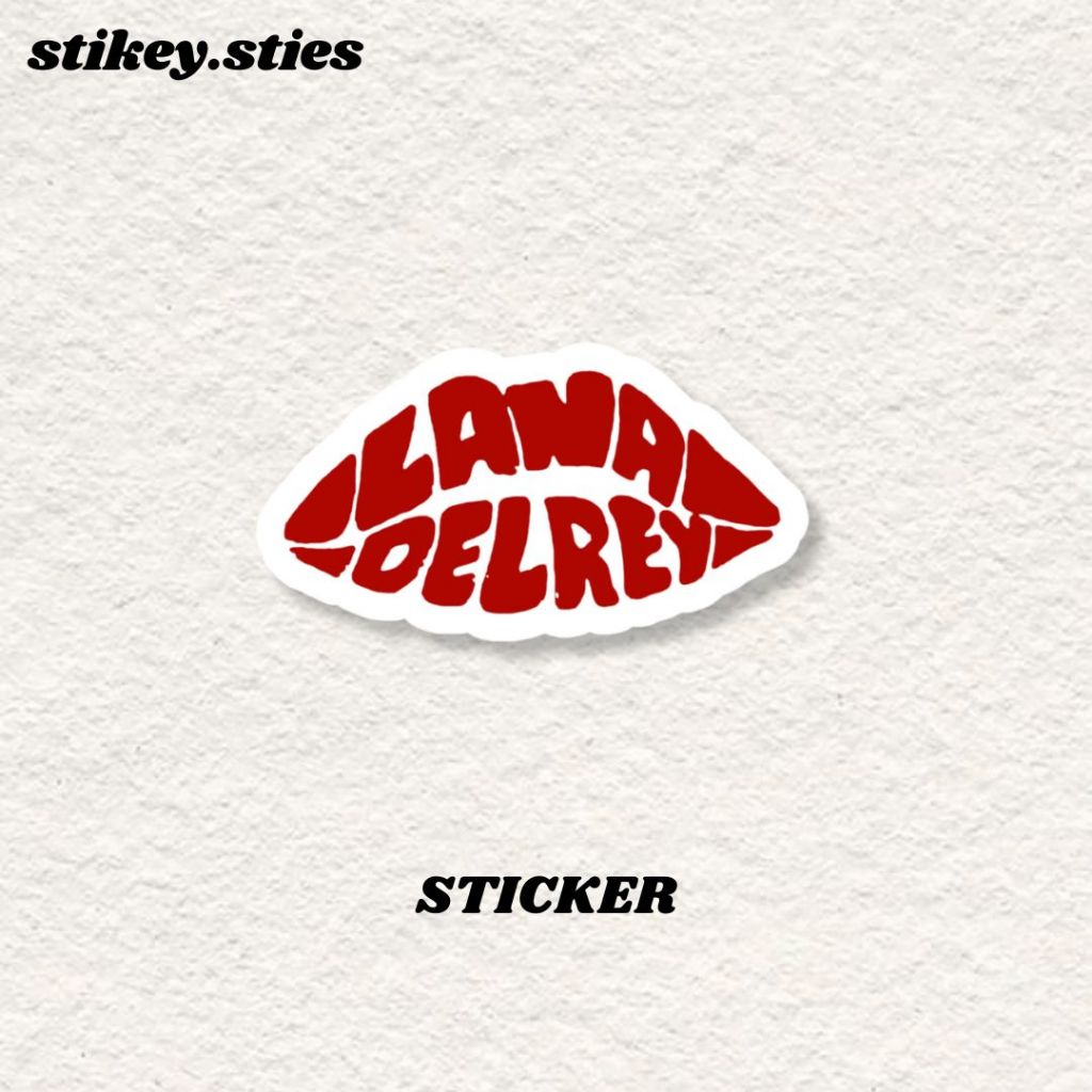 

STICKER LANA DEL REY AESTHETIC ANTI AIR VINYL / STIKER HELM LAPTOP HP MOTOR TUMBLR TAS KOPER