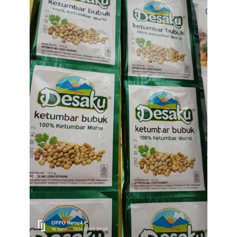 

Desaku Ketumbar Bubuk 12.5g 1rtg (Isi 12)