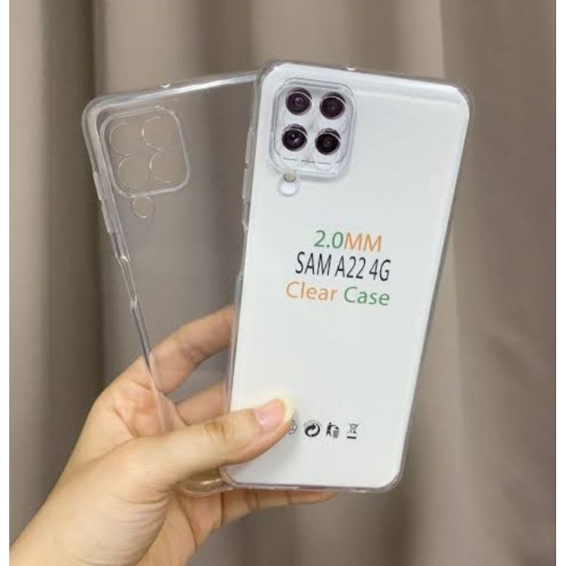 Softcase Silikon Clear Case Transparan Samsung A22 4G