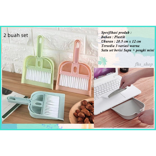 

Sapu Mini Serbaguna Sapu Mini Set Sapu Meja Mini Sapu Pengki Mini Set