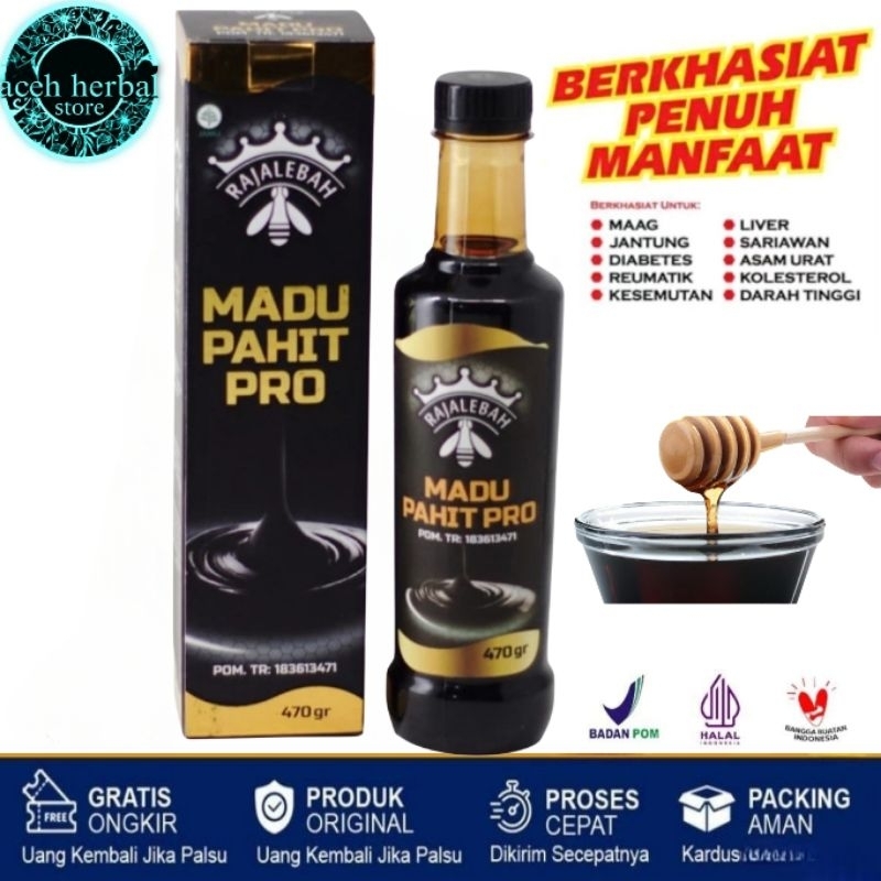 

Raja Lebah Madu Pahit Pro Hitam Plus Propolis Kemasan Baru Madu Pahit Pro Obat Diabetes