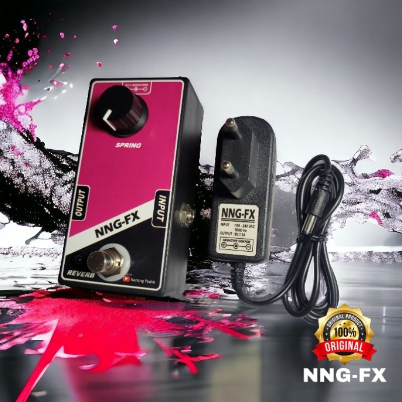 Efek Gitar Reverb - Spring Reverb Murah Premium NNG-FX