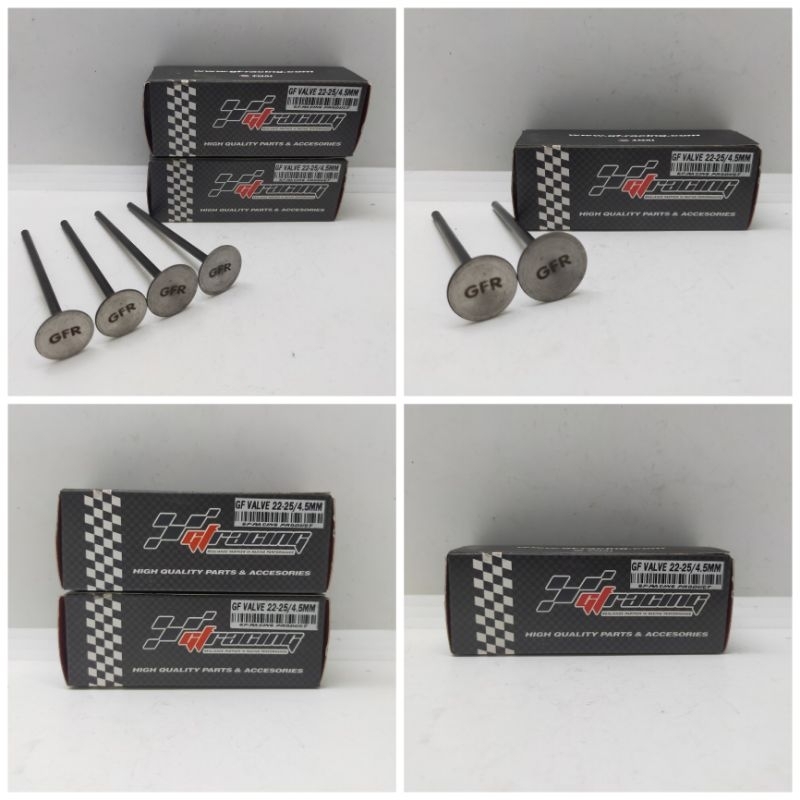 Klep Satria FU Raider FXR GSX FU FI GF Racing Over Size 25 22 Batang 4.5 mm