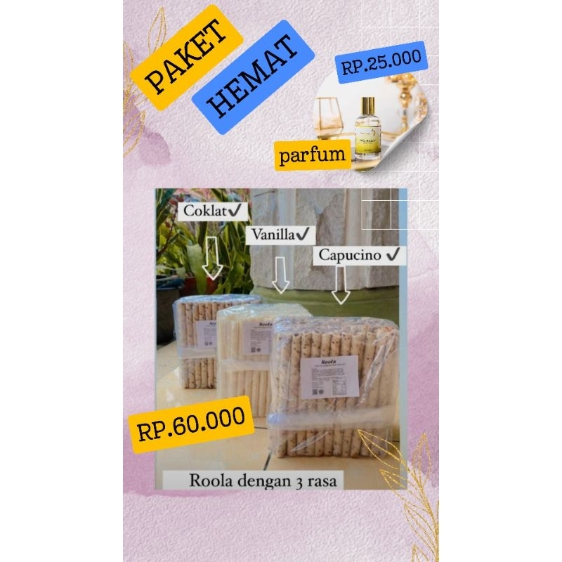 

PAKET HEMAT Astor Roola & Parfum