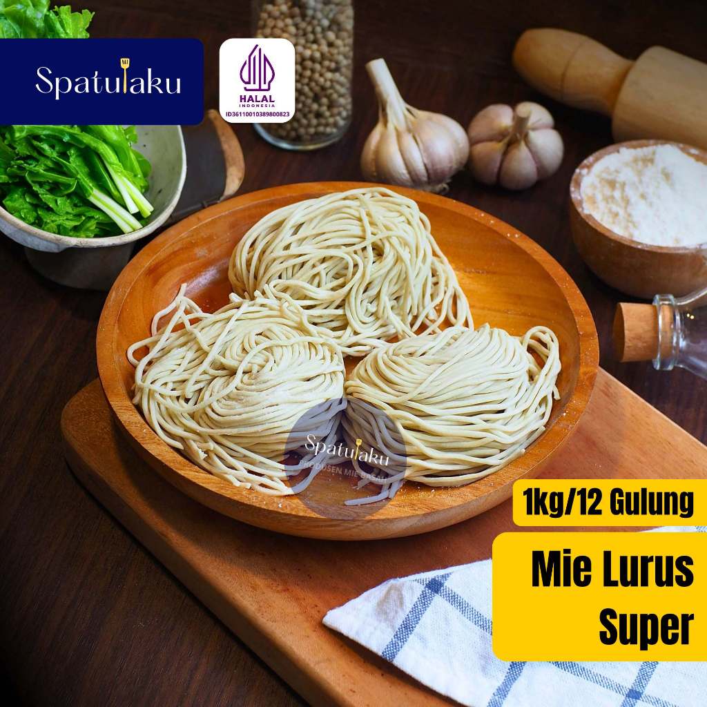 

MIE BASAH LURUS SUPER untuk bakmie, mie ayam, yamin dll