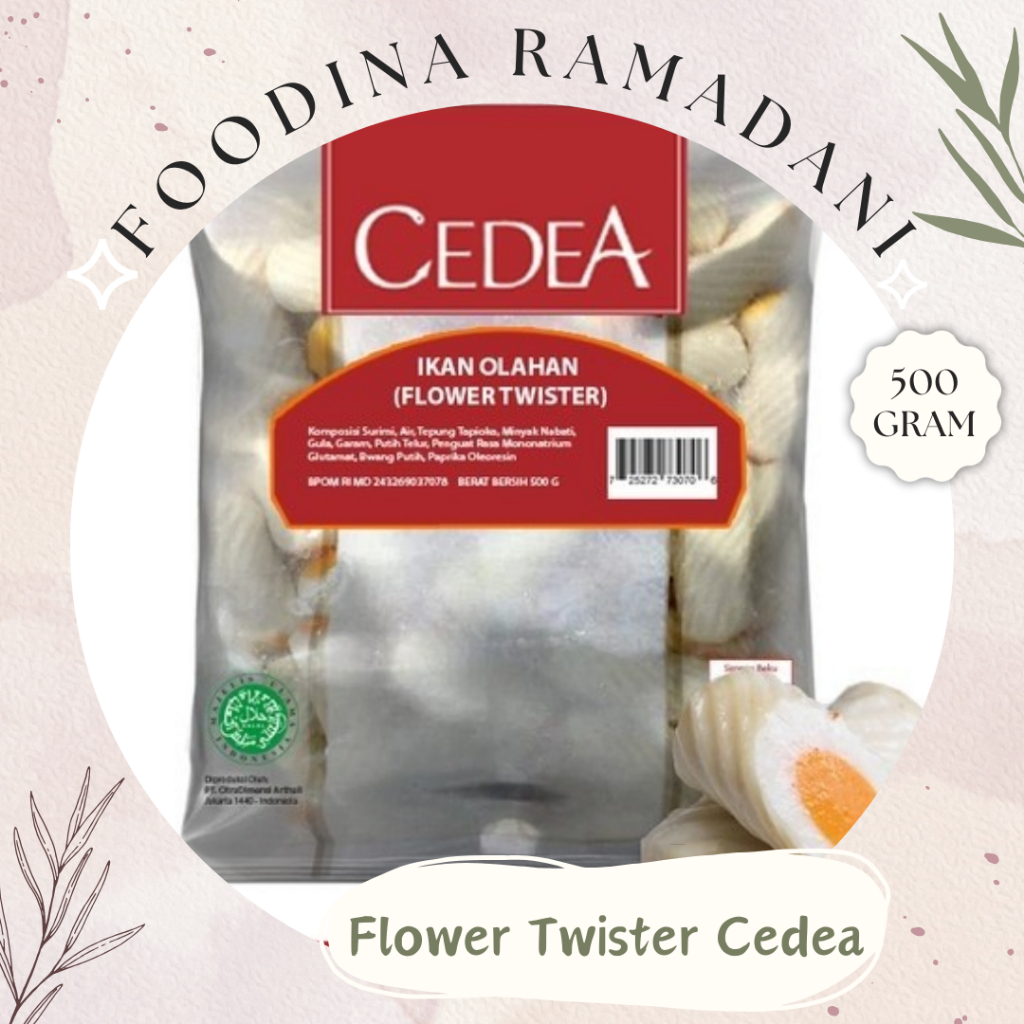 

FLOWER TWISTER Ikan Olahan - Cedea [ 500gr ] Harga Per BKS