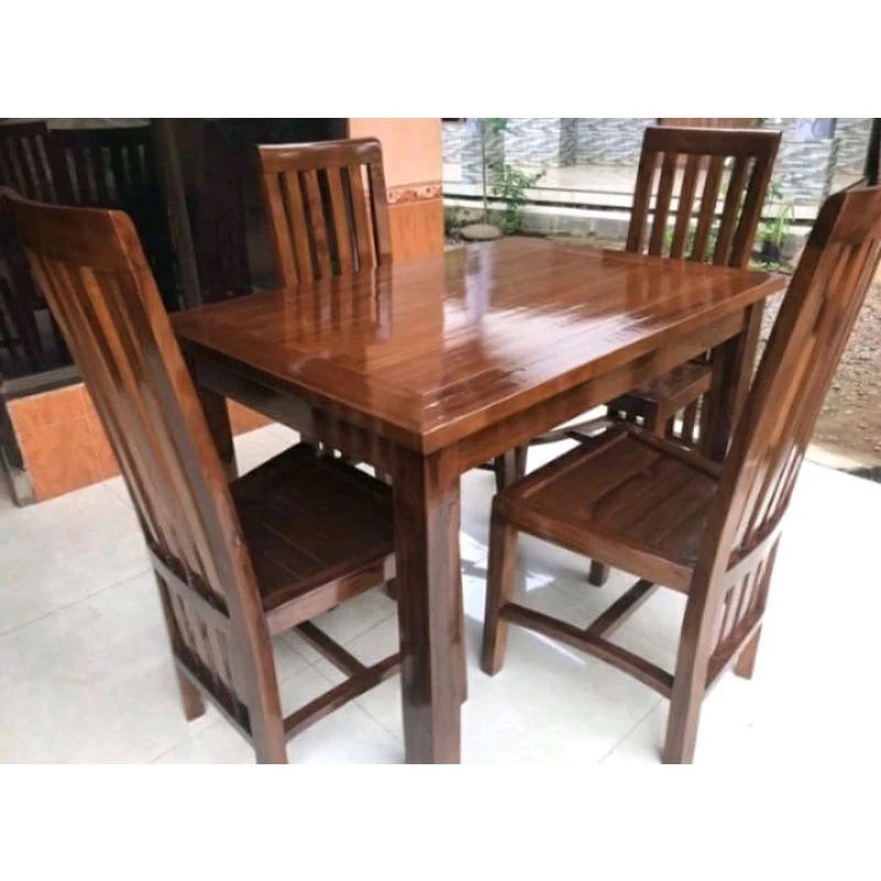 set meja makan minimalis meja makan balero  meja minimalis meja makan balero kursi balero kursi mini