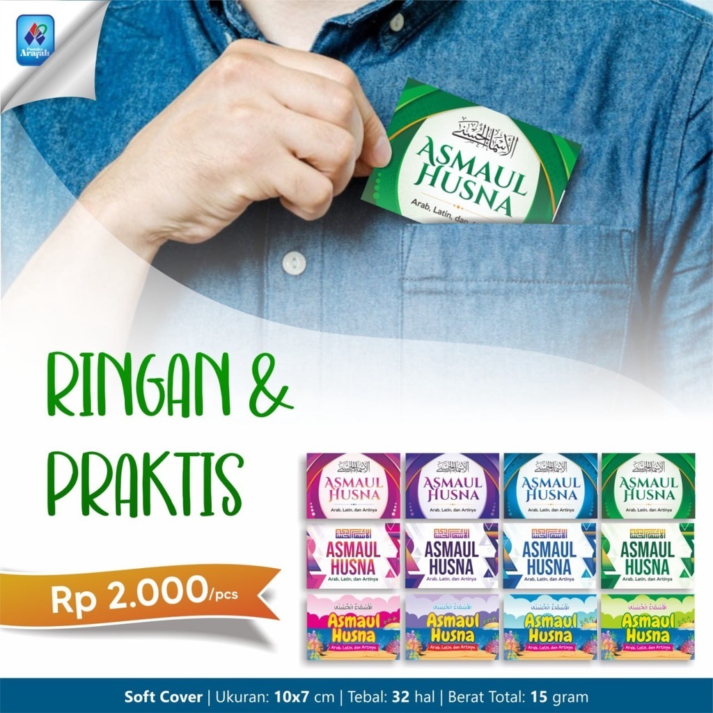 Buku Saku Asmaul Husna Pustaka Arafah