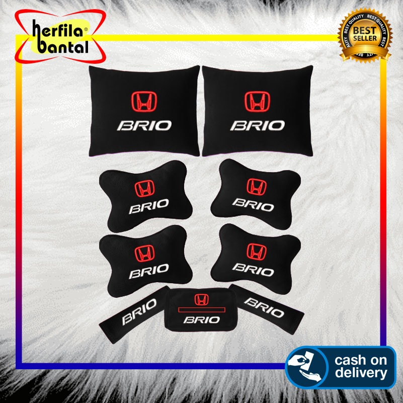 All new brio bantal custom bantal mobil honda brio aksesoris mobil brio