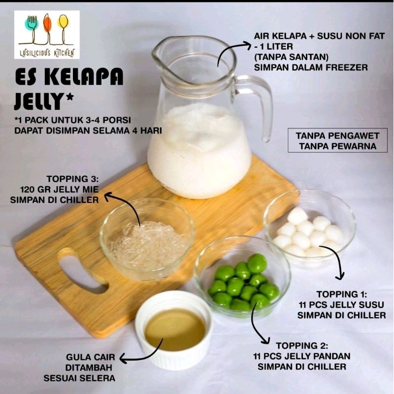 

Es Kelapa Jelly Segar dan Alami