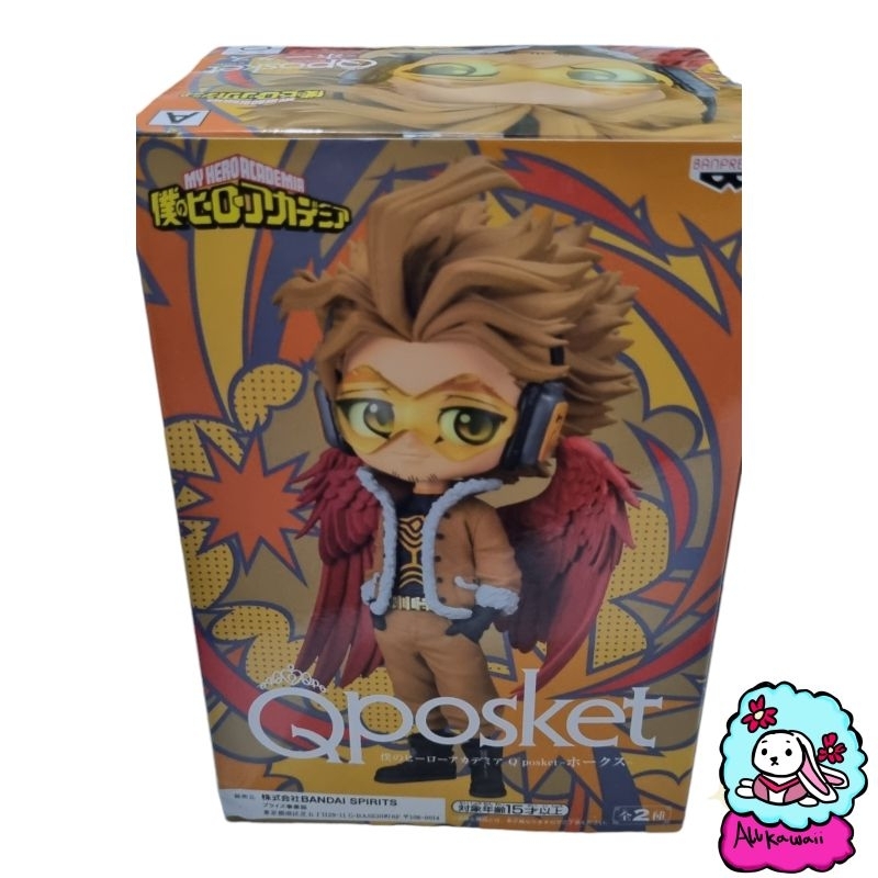 Bandai Qposket Action Figure Original My Hero Academia Hawk (A type)