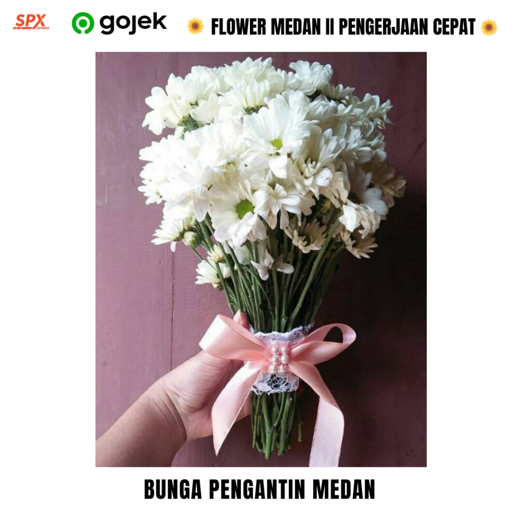 flower medan Buket Bunga Pernikahan pengantin hand bouquet wedding buket bunga pernikahan mawar