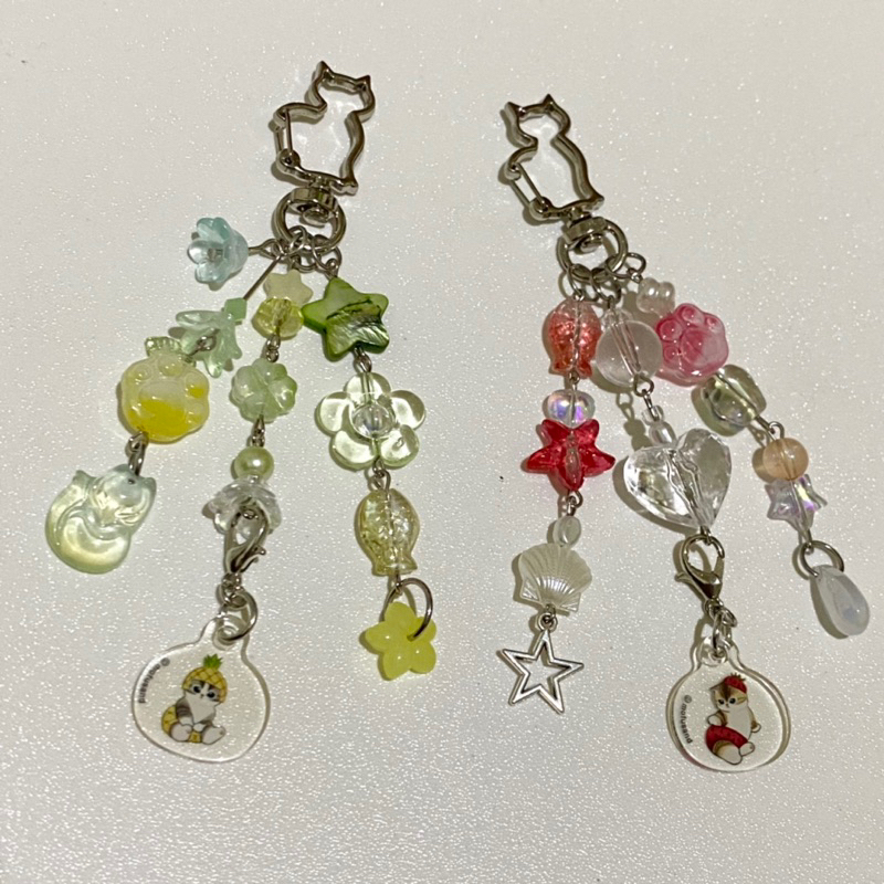 Fruit Mofusand Beads Charm | Mofusand Ori Japan | Keychain Keyring Couple Charm