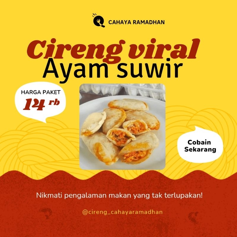 

CIRENG ISI || CIRENG ISI AYAM SUWIR || paket mentah cireng isi