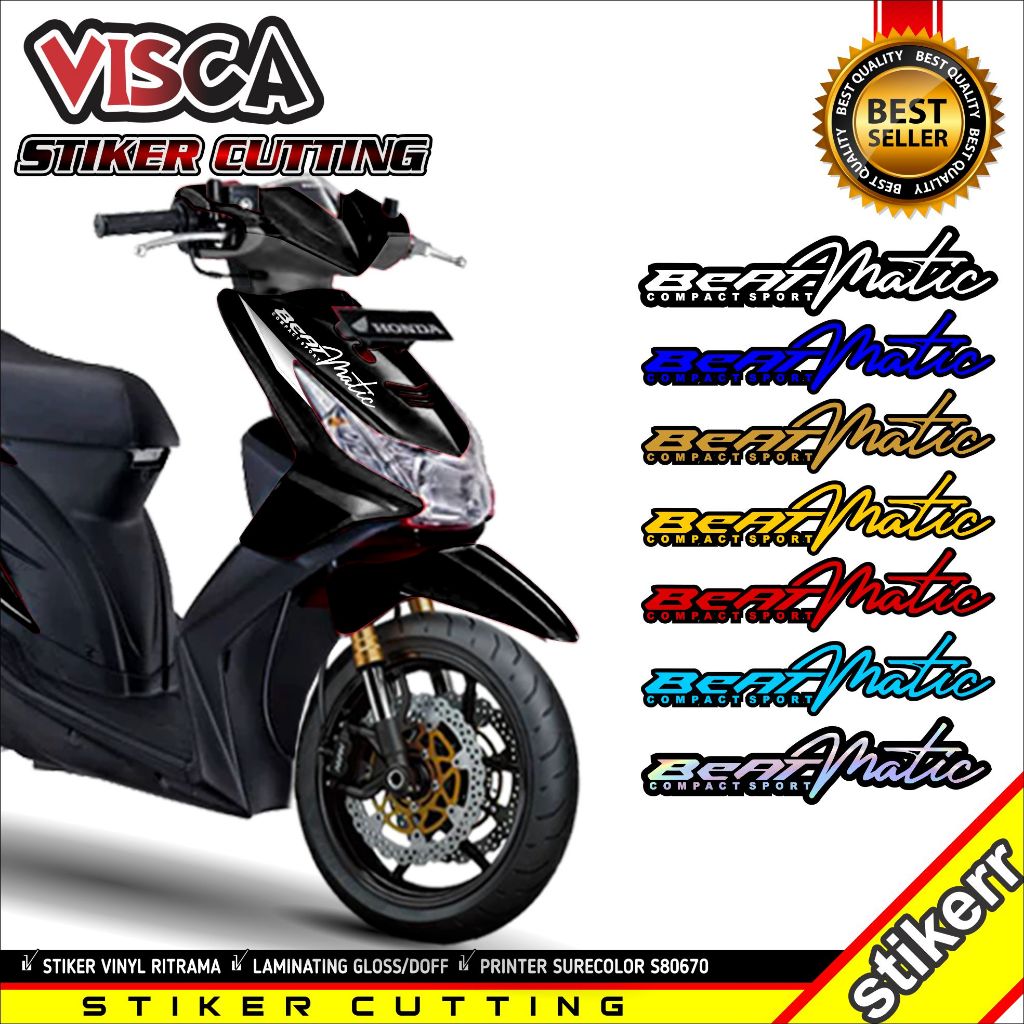 Stiker Cutting Variasi Motor Stiker Cutting Motor Beat Matic