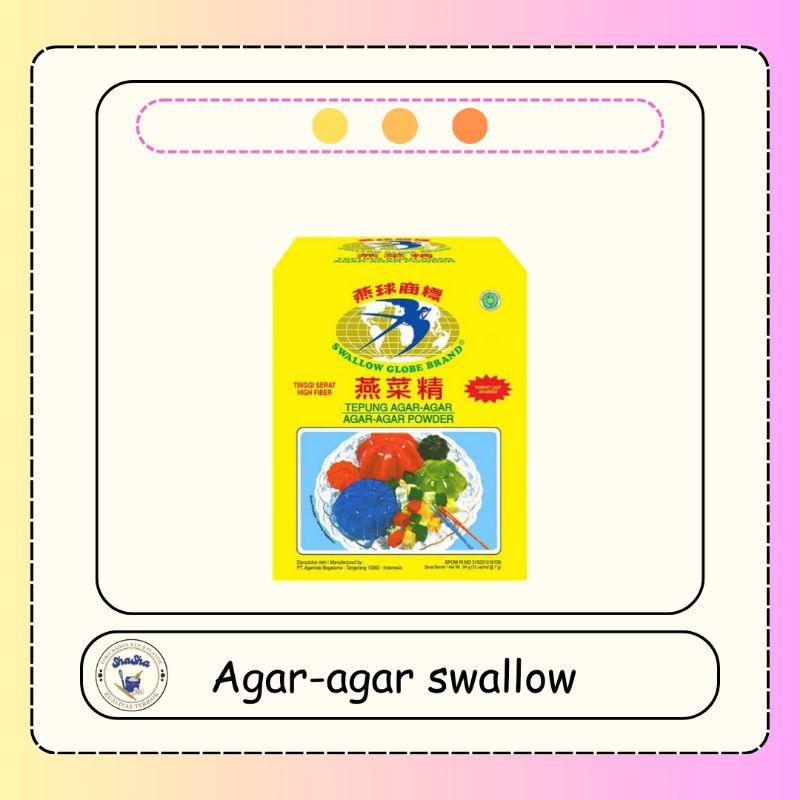 

swallow agar agar